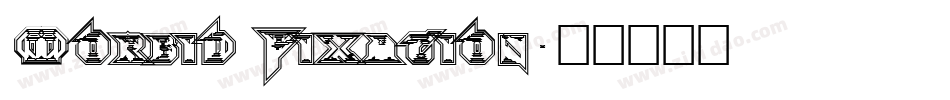 Morbid Fixation字体转换
